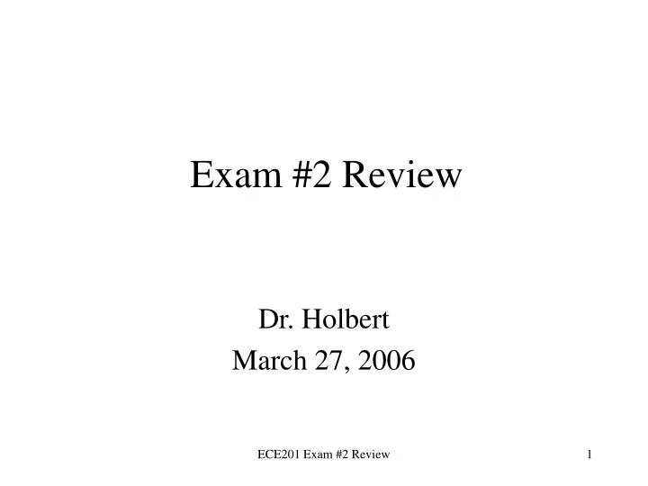 exam 2 review