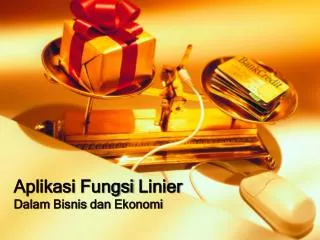 aplikasi fungsi linier