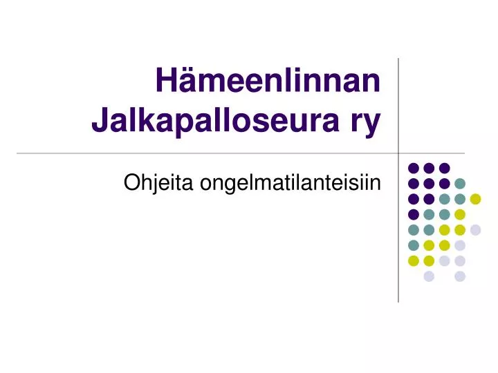 h meenlinnan jalkapalloseura ry