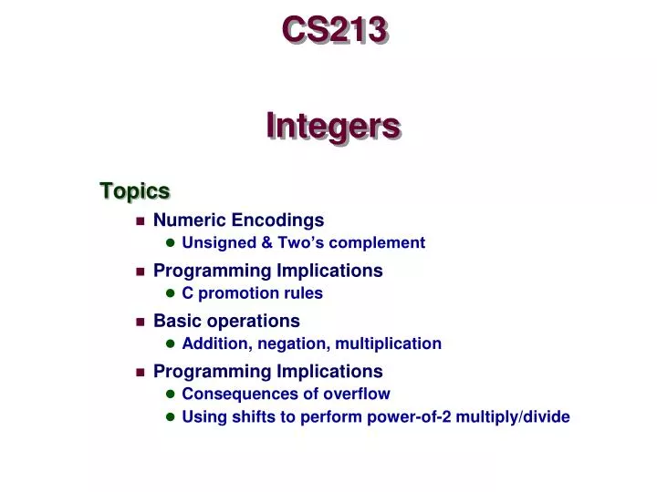 cs213