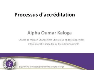 processus d accr ditation