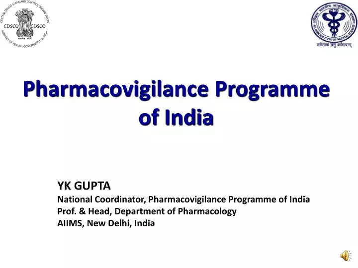 pharmacovigilance programme of india