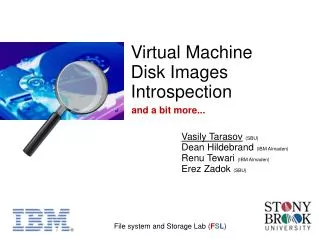Virtual Machine Disk Images Introspection