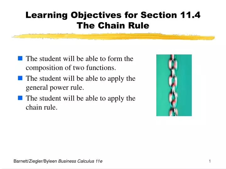learning objectives for section 11 4 the chain rule