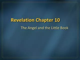 Revelation Chapter 10
