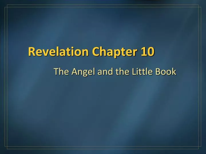 revelation chapter 10