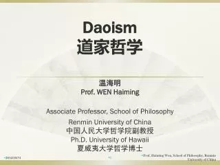 Daoism ????