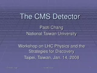 The CMS Detector