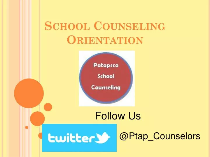 school counseling orientation