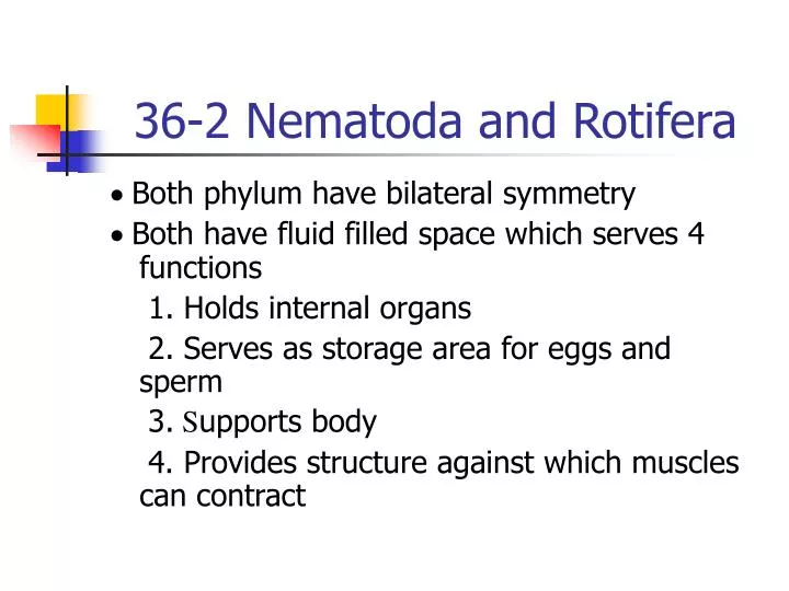36 2 nematoda and rotifera