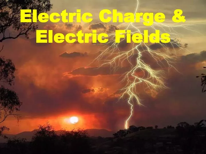 electric charge electric fields