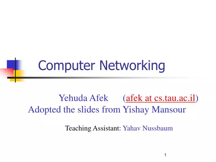 computer networking