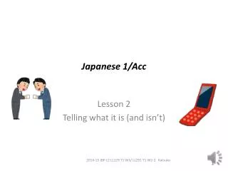 Japanese 1/ Acc