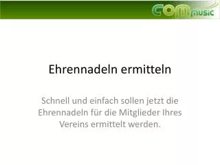ehrennadeln ermitteln