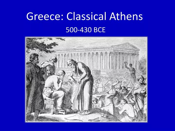 greece classical athens 500 430 bce