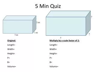 5 min quiz