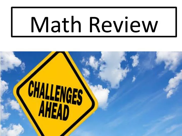 math review