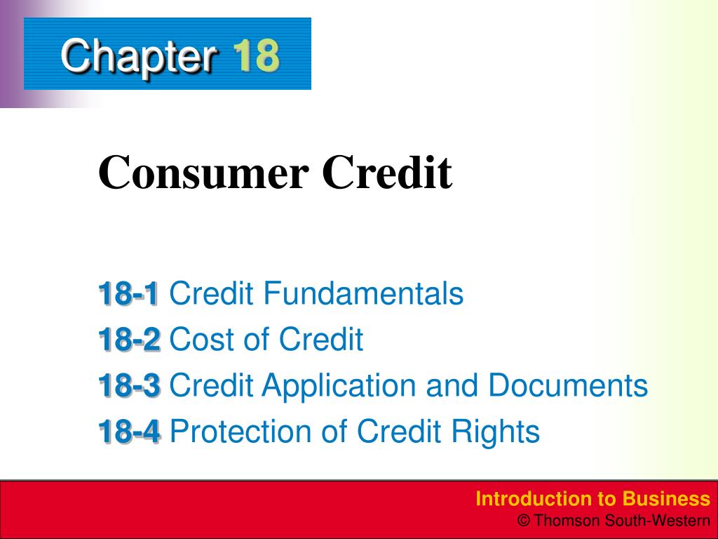 Consumer Credit Formulas PPT - Consumer Credit PowerPoint Presentation, free download - ID:6014153