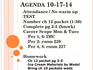 Agenda 10-17-14