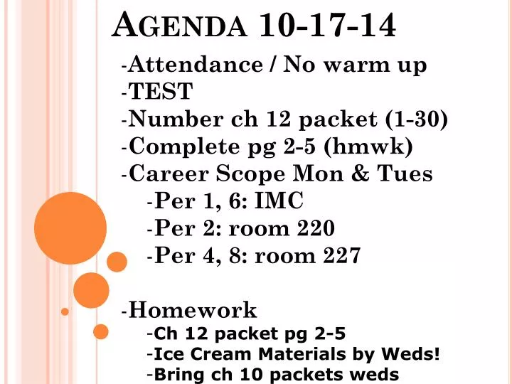 agenda 10 17 14