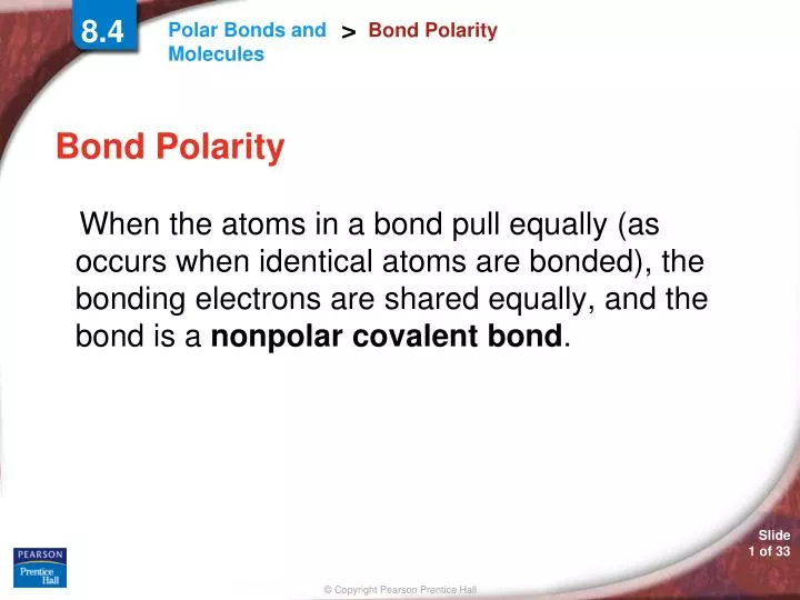 bond polarity