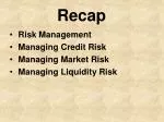 Recap - slide 1