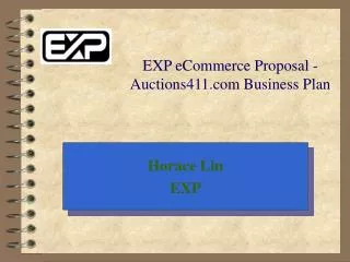 EXP eCommerce Proposal - Auctions411 Business Plan