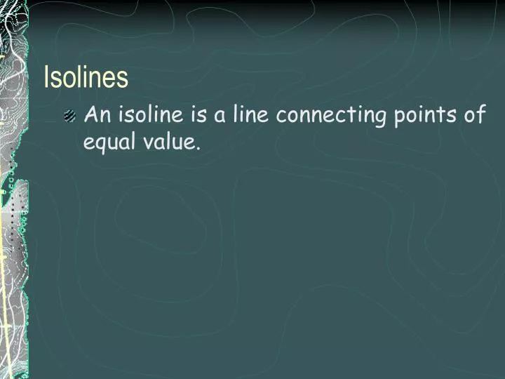 isolines