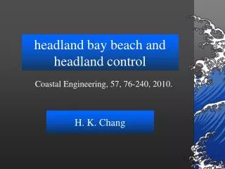 headland bay beach and headland control