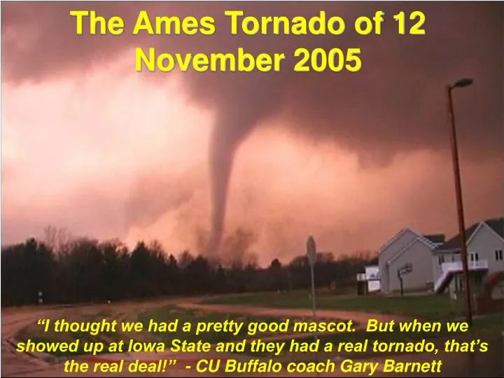 the ames tornado of 12 november 2005