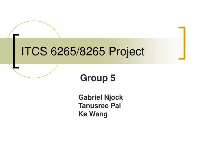 itcs 6265 8265 project