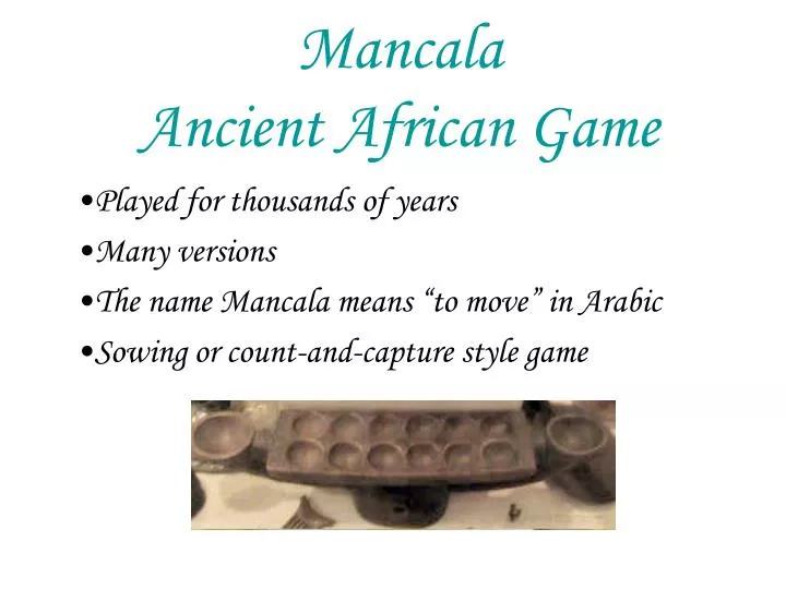 mancala ancient african game