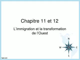 chapitre 11 et 12