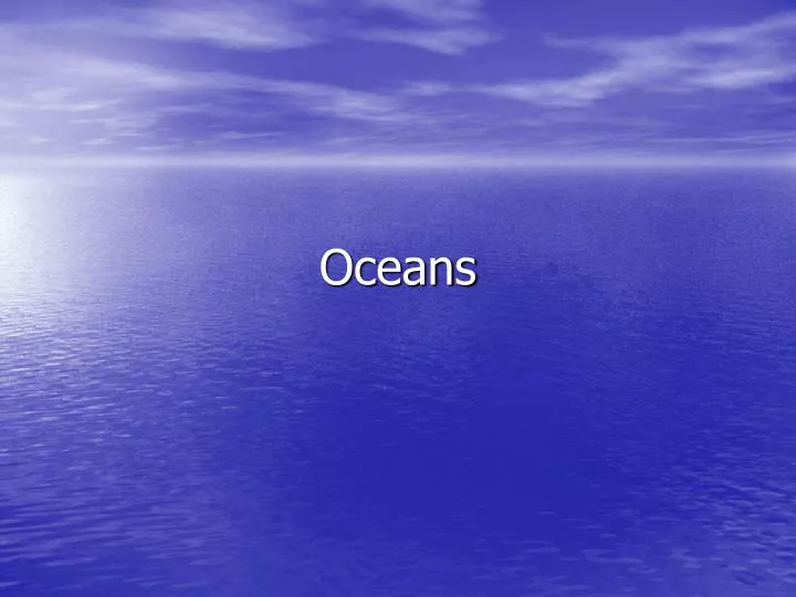 oceans