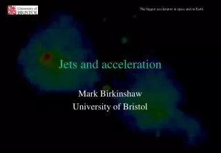 Jets and acceleration