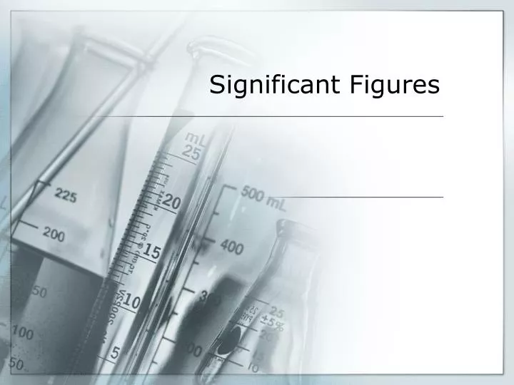 significant figures