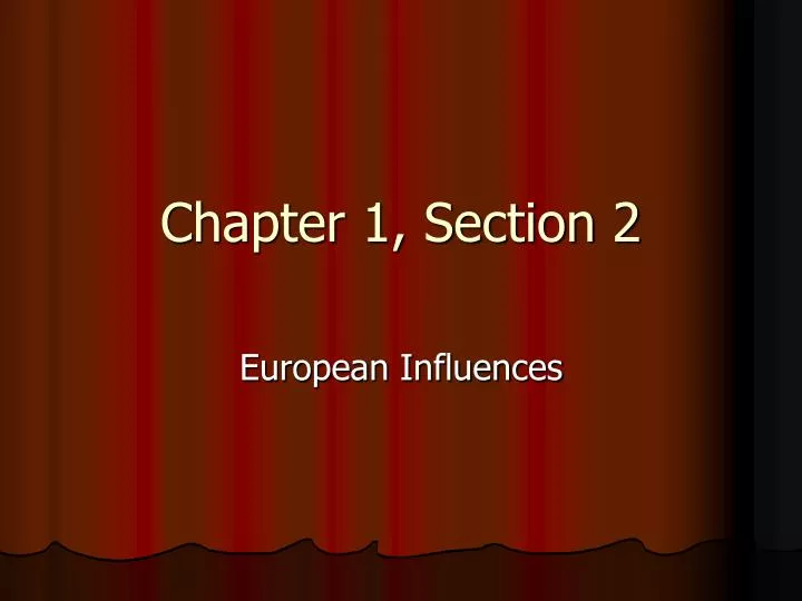 chapter 1 section 2