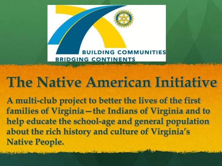 the native american initiative