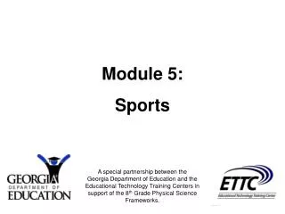 Module 5: Sports