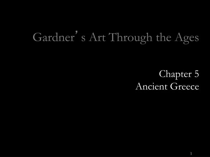 gardner s art through the ages