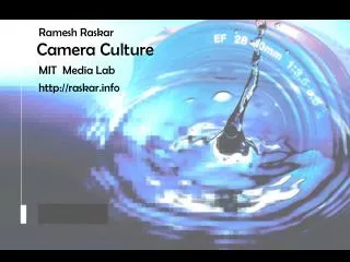 Camera Culture