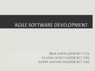 agile software development