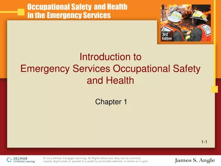 introduction to emergency services occupational safety and health