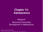 Chapter 12: Adolescence - slide 1