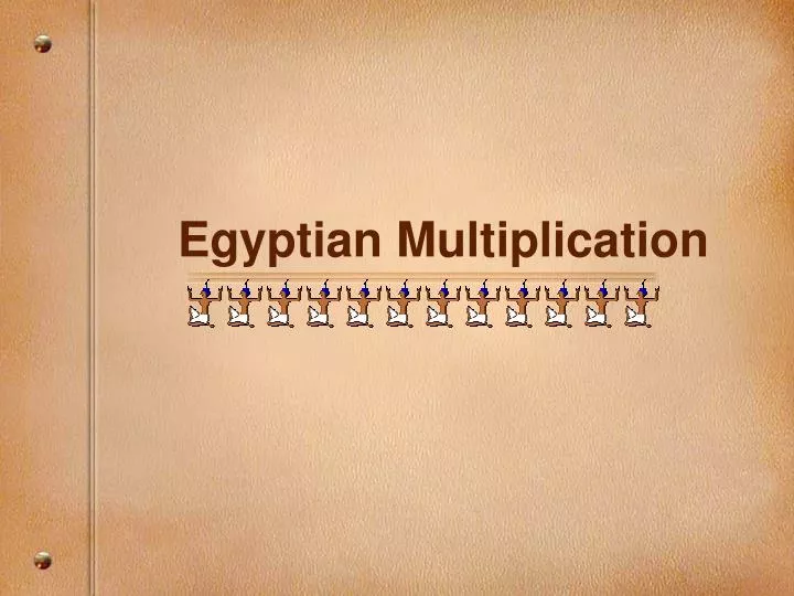 egyptian multiplication