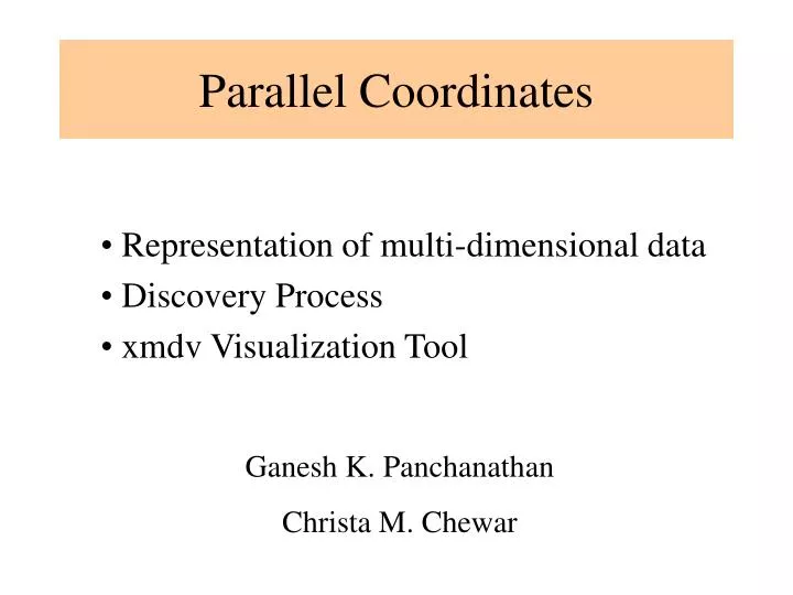 parallel coordinates