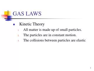 GAS LAWS