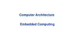 Understanding Embedded Computing: Multithreading, Performance, and Applications - slide 1