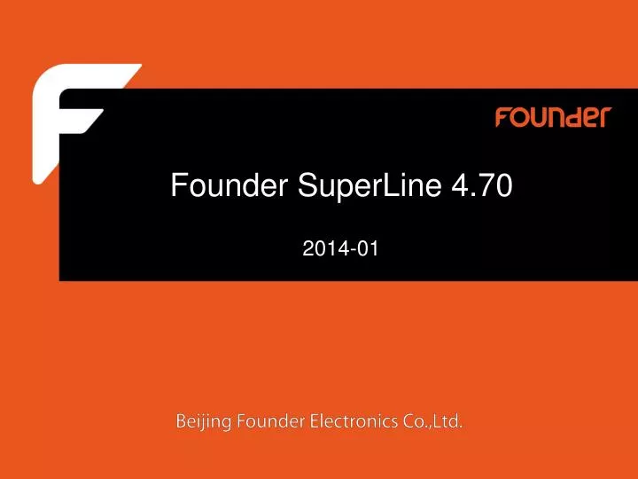founder superline 4 70