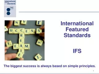 International Featured Standards IFS